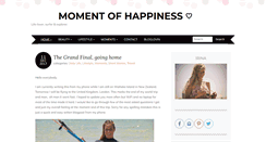 Desktop Screenshot of momentofhappiness.com